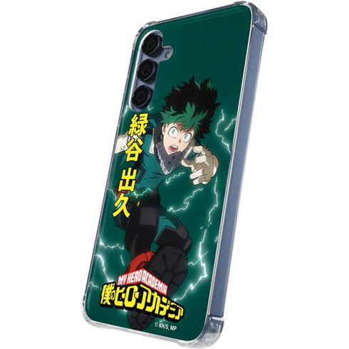 My Hero Academia Deku Season 4 Galaxy A35 5G Clear Case